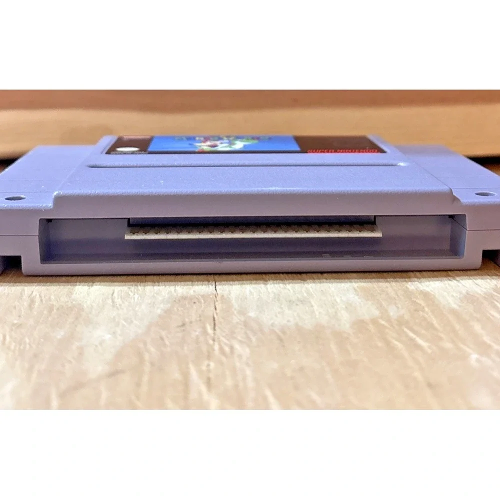 Super Nintendo SNES Super Mario World Authentic Game Cartridge Tested Works - Picture 3 of 4